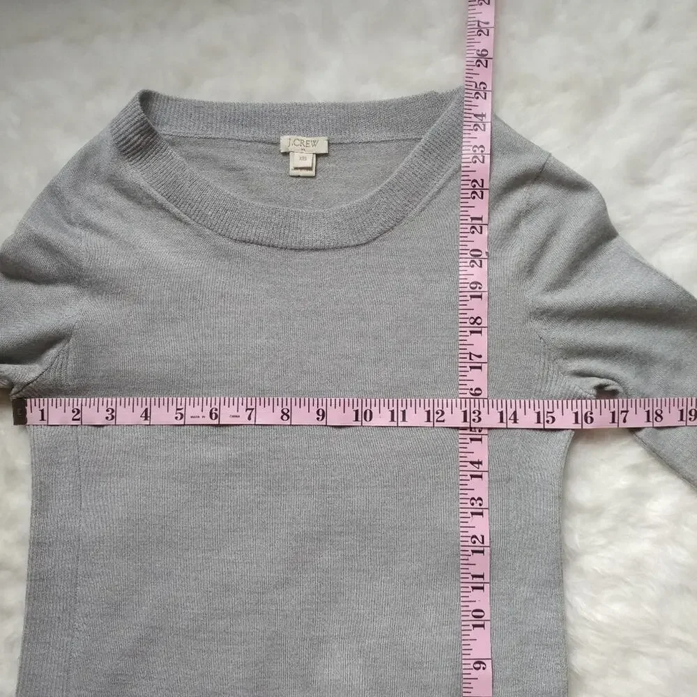 J. Crew Gray Lightweight Sweater Size XXS